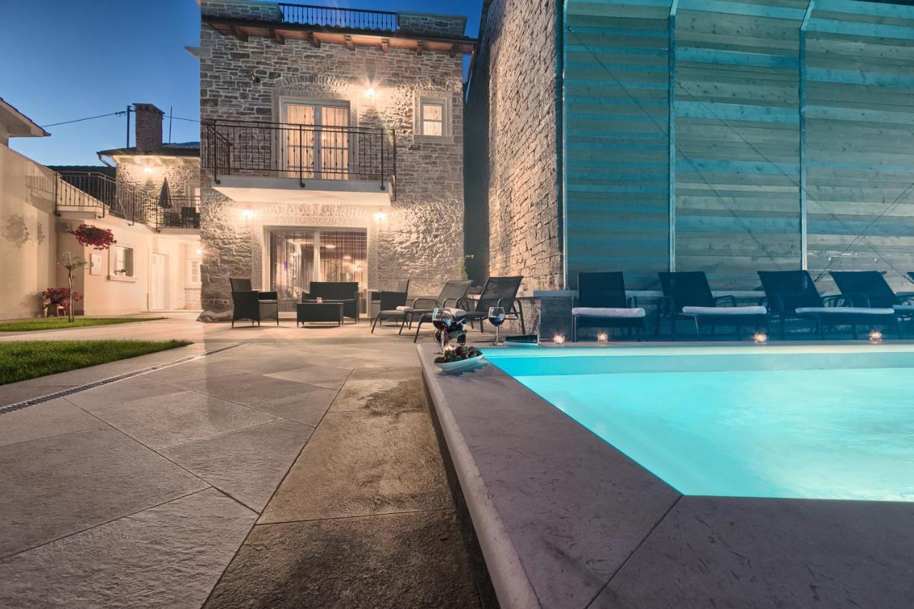 Villa Patrick-Luxury Stone House In The Center Of Istria Pazin Exterior foto